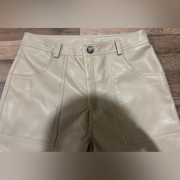 Know One Cares Faux Leather Cargo Pants - Picture 7 of 12